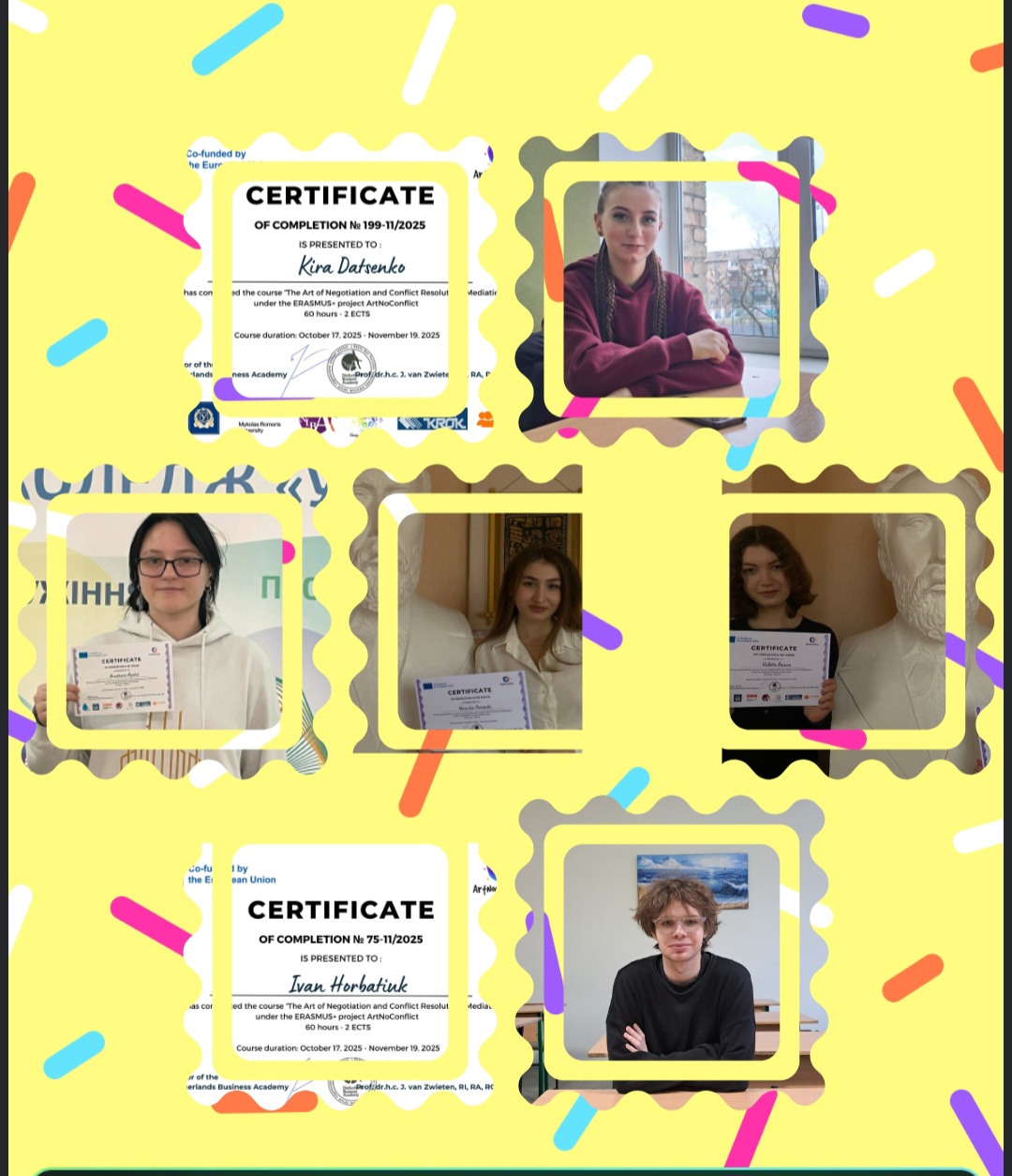 Участь у Міжнародному онлайн-курсі «The Art of Negotiation and Conflict Resolution (Mediation)» Участь у Міжнародному онлайн-курсі «The Art of Negotiation and Conflict Resolution (Mediation)»