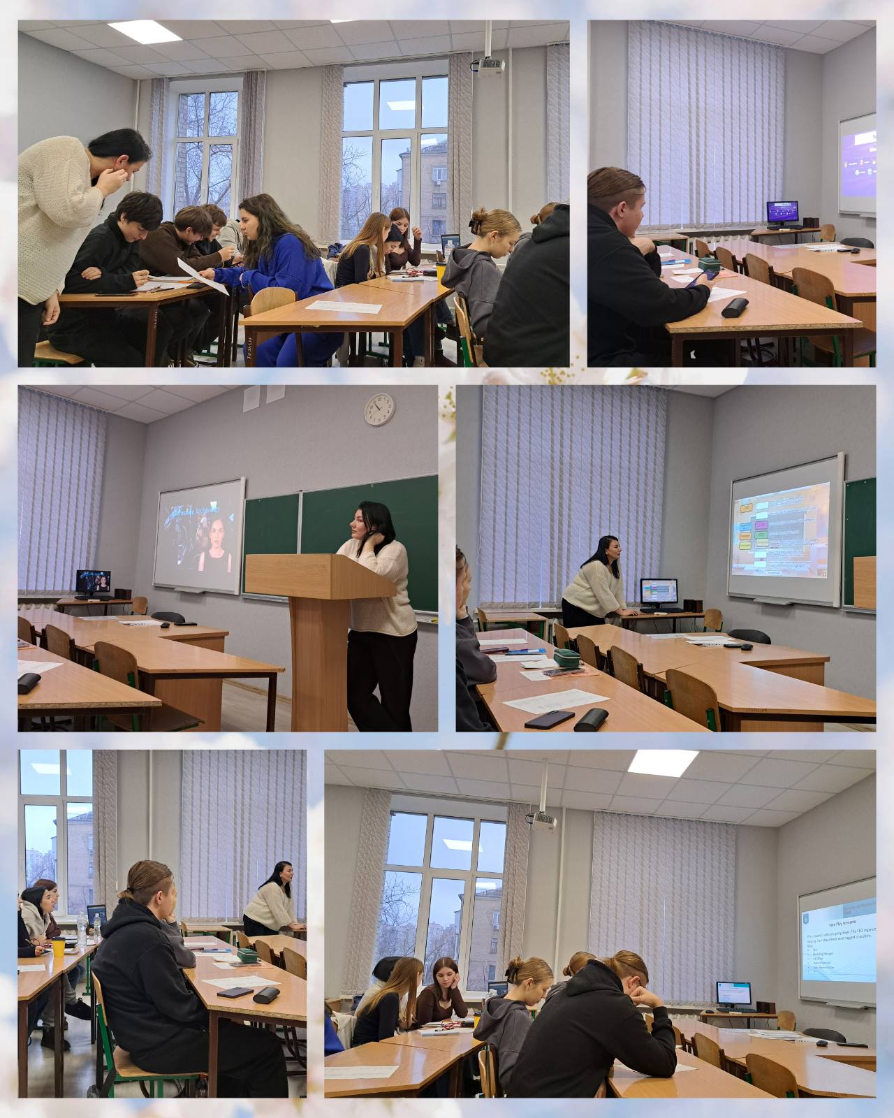 Відкрите заняття на тему “Departments”