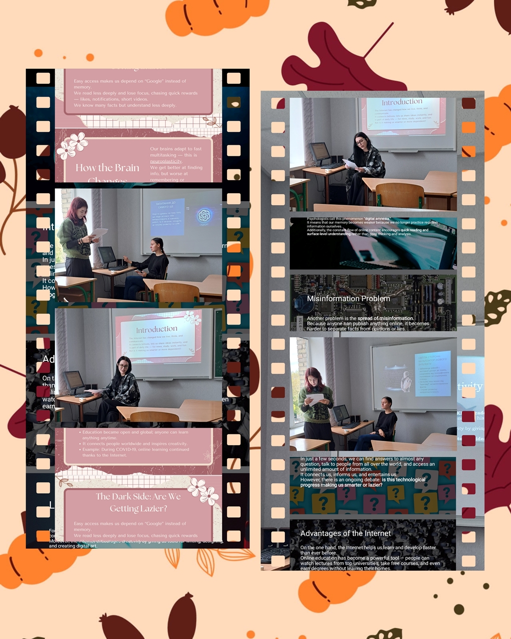 Засідання наукового гуртка "Lingva" на тему The Internet and the Human Brain: Are We Getting Smarter or Lazier?  